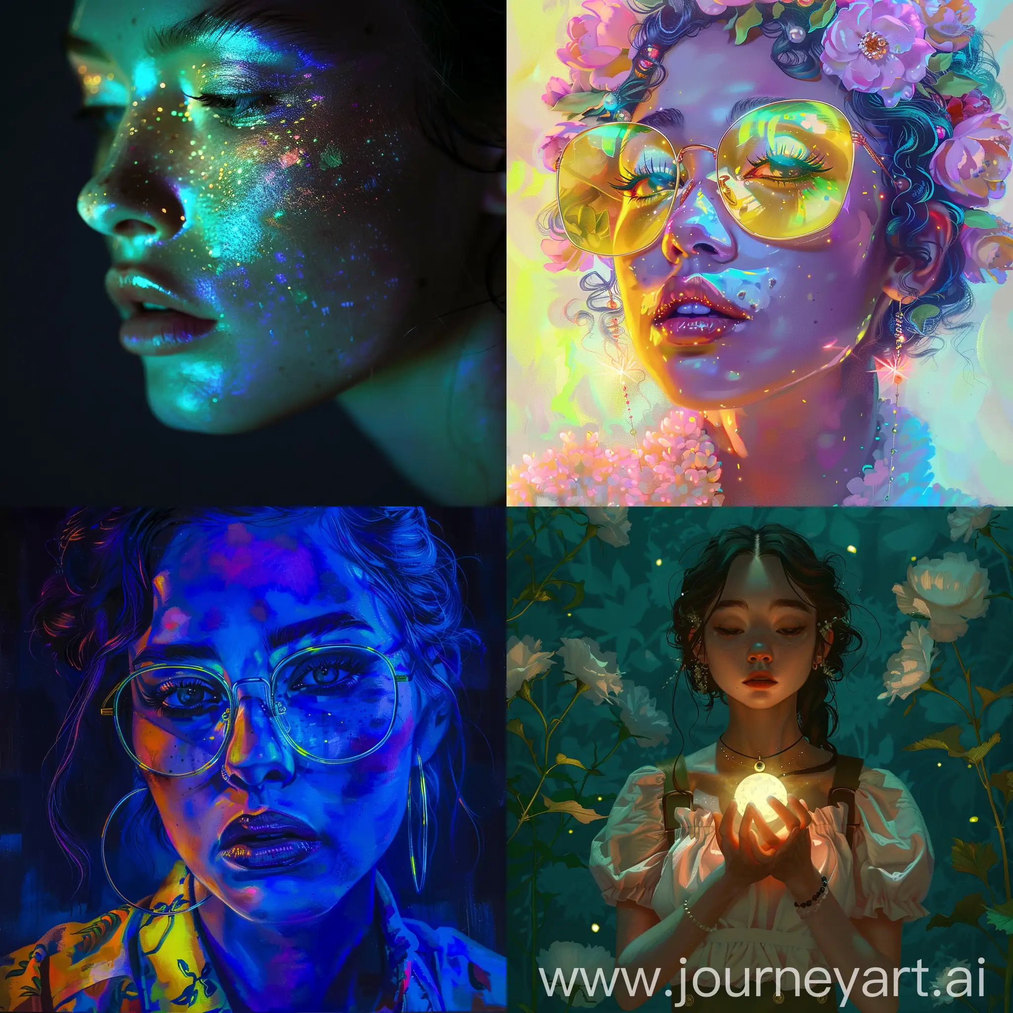 Vibrant-Glow-Up-Transformation-Art