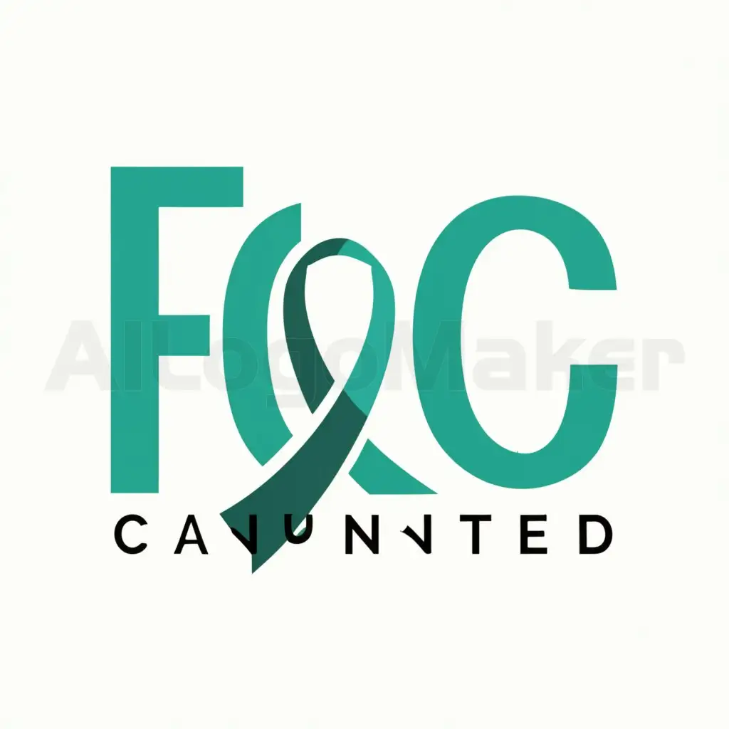 LOGO-Design-for-FOCU-TealColored-OC-Symbolizes-Foundation-Ovarian-CancerUnited