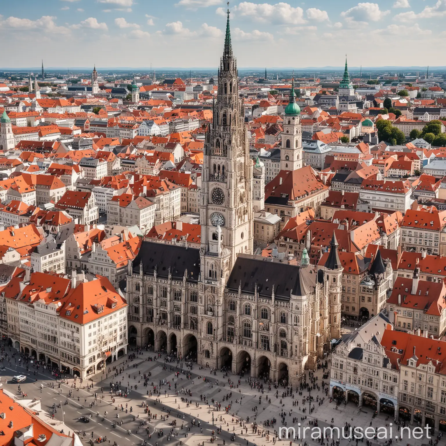 Iconic Tourist Attractions in Munich Cityscape