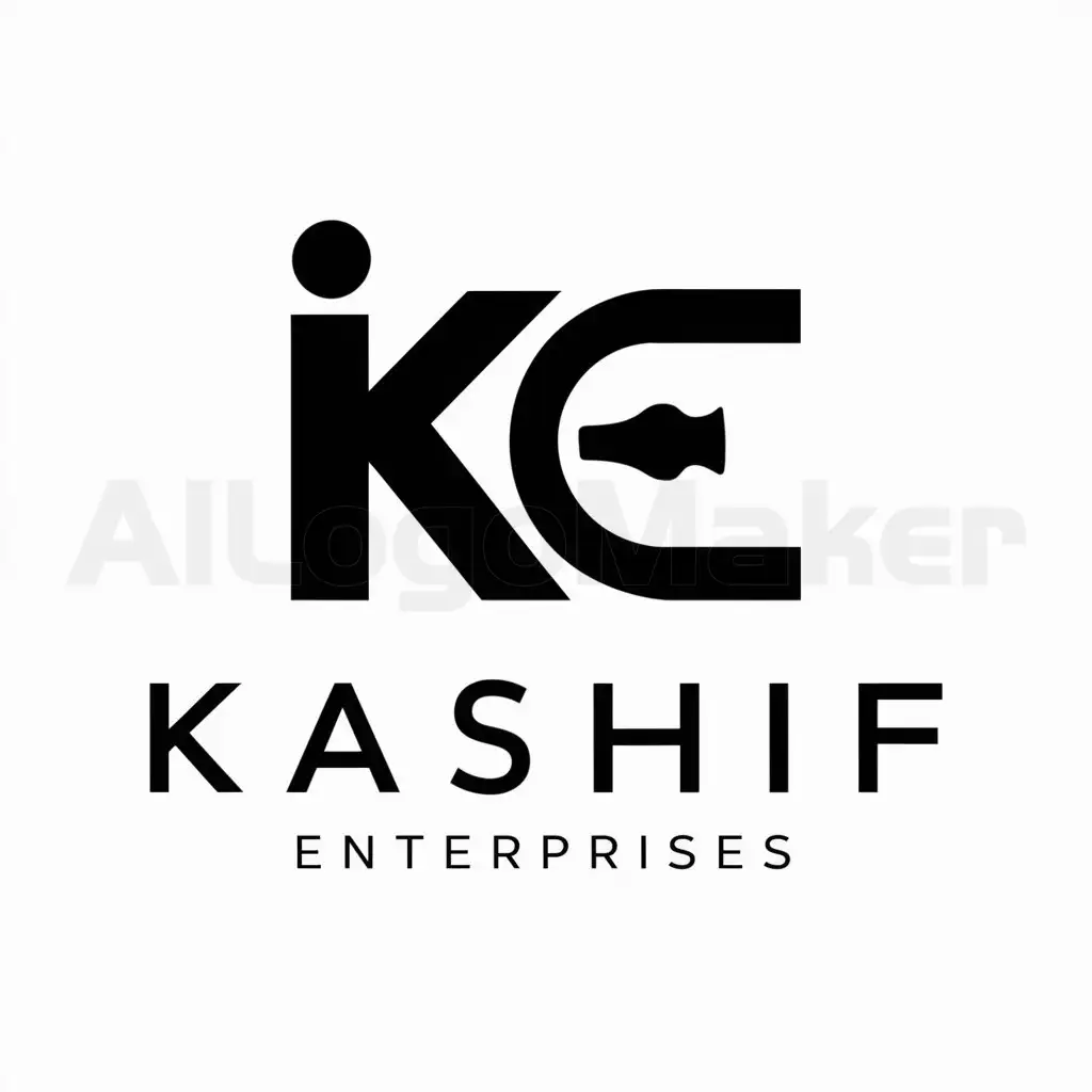 a logo design,with the text "Kashif Enterprises", main symbol:KE,Moderate,be used in Medical Dental industry,clear background