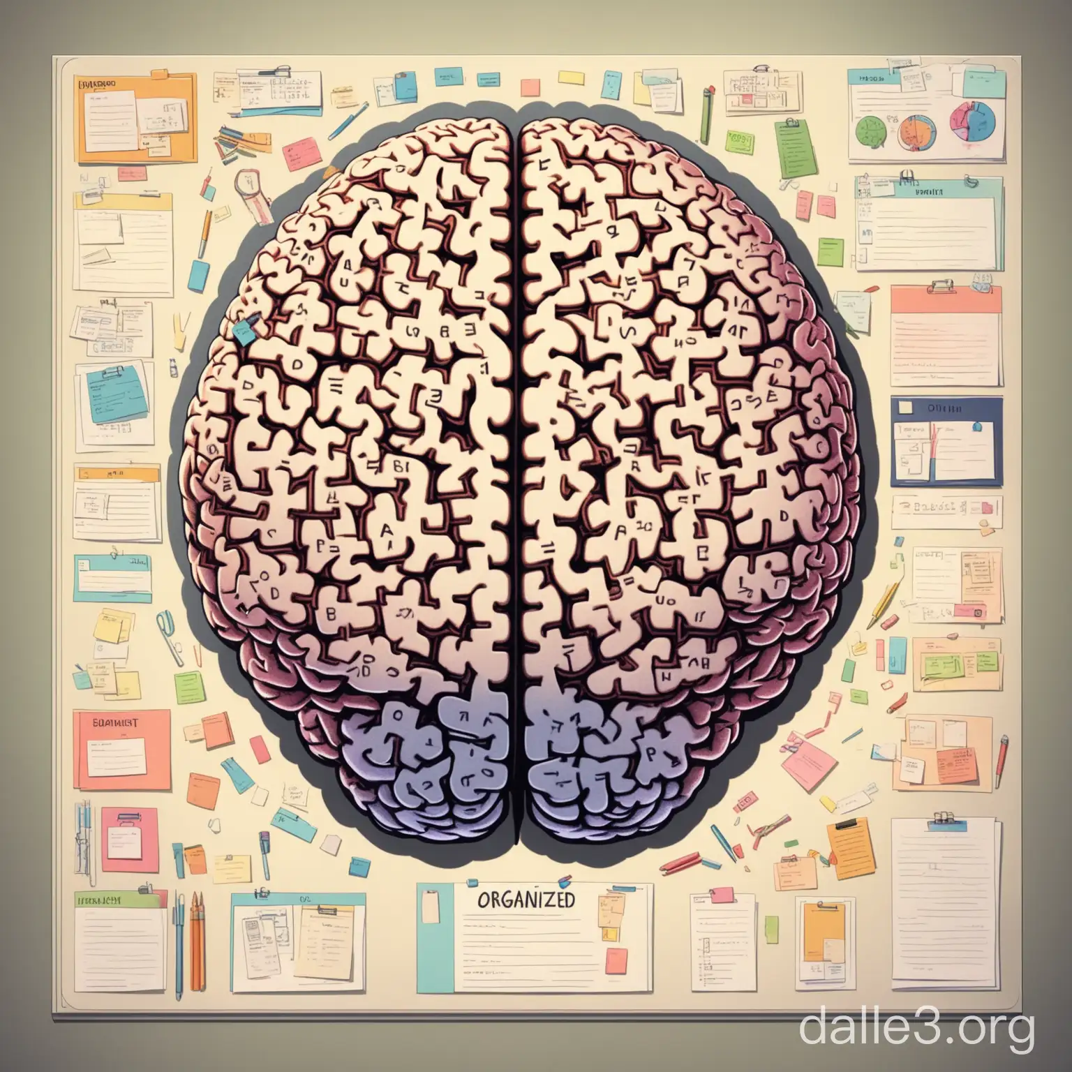 An organised Brain