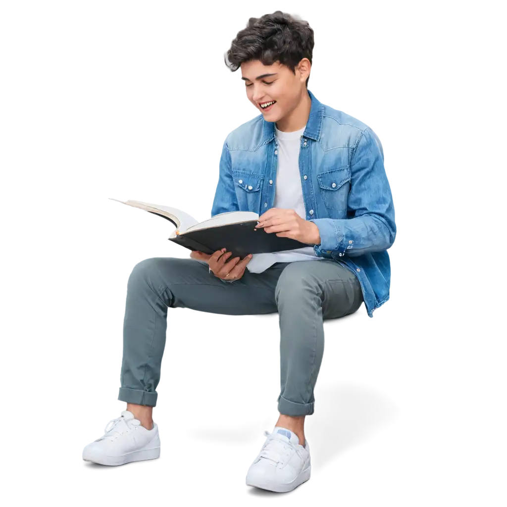 Optimize-Your-Content-with-a-Vibrant-PNG-Image-of-a-Happy-Real-Boy-Studying