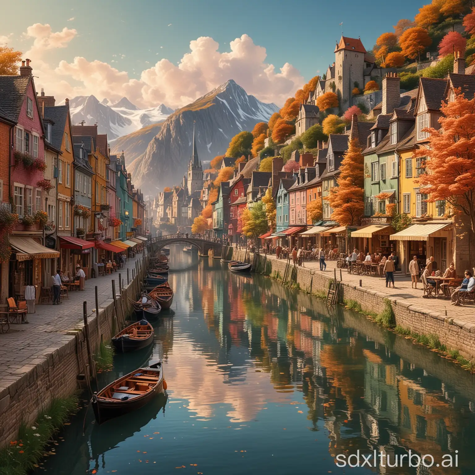 Your input is already in English, so here it is again with exactly the same capitalization: What Beautiful pictures the colours and the subjects are so clear and they look so spectacular It is a case of both colour and illustration being combined in the best possible way to be enjoyed.