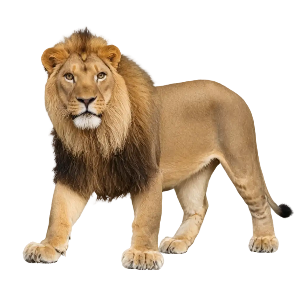 Majestic-Lion-PNG-Create-Stunning-Wildlife-Art-with-HighQuality-Transparency