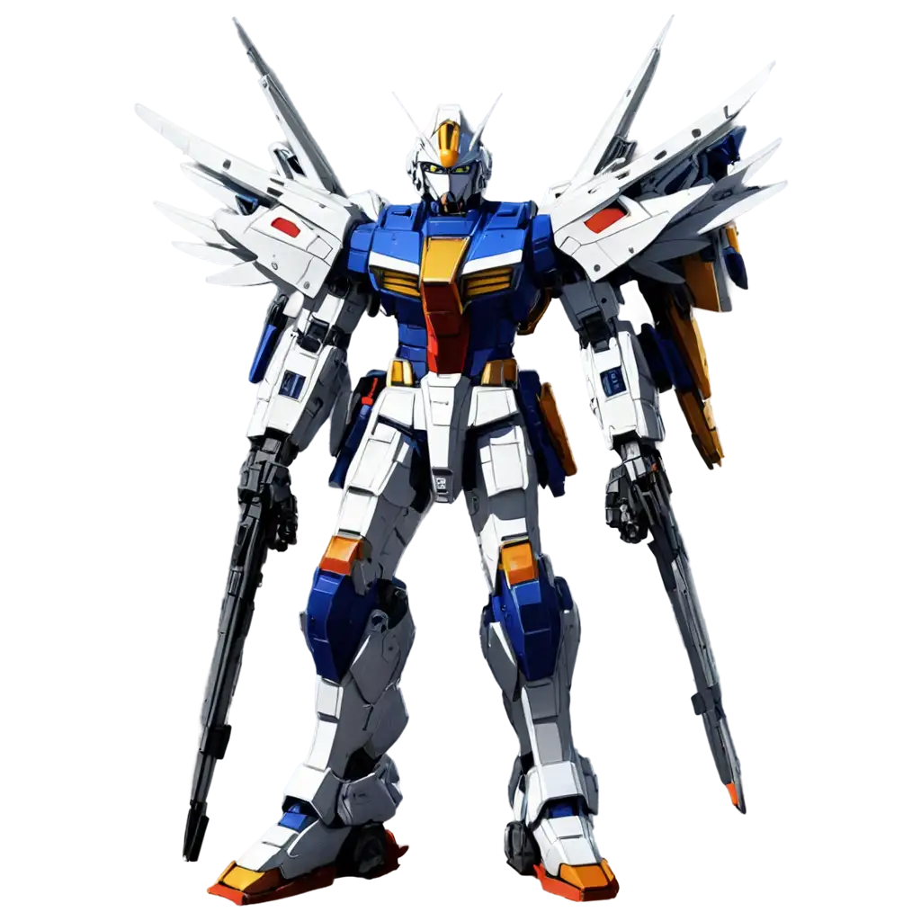 Stunning-PNG-Image-Sketch-of-Gundam-Robot