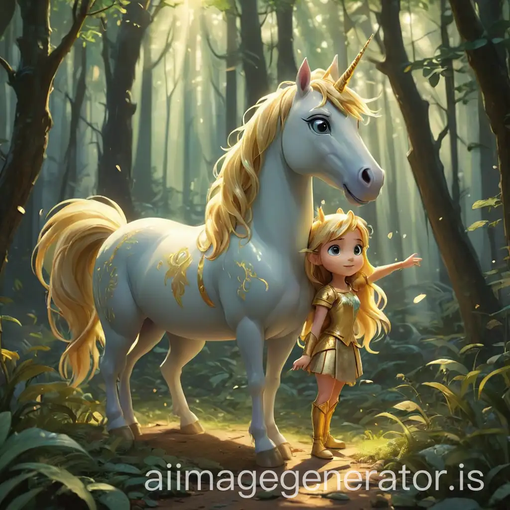 One sunny morning, as the golden rays of dawn filtered through the canopy, Lyra embarked on a quest to find the legendary Crystal of Dreams. This crystal, said to grant the purest wish of anyone who held it, was hidden deep within the forest, guarded by the elusive Moonlit Unicorn.
