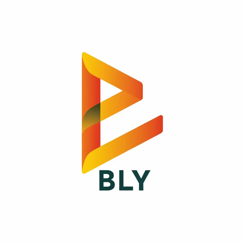 a logo design,with the text "bly", main symbol:b,Minimalistic,be used in Others industry,clear background