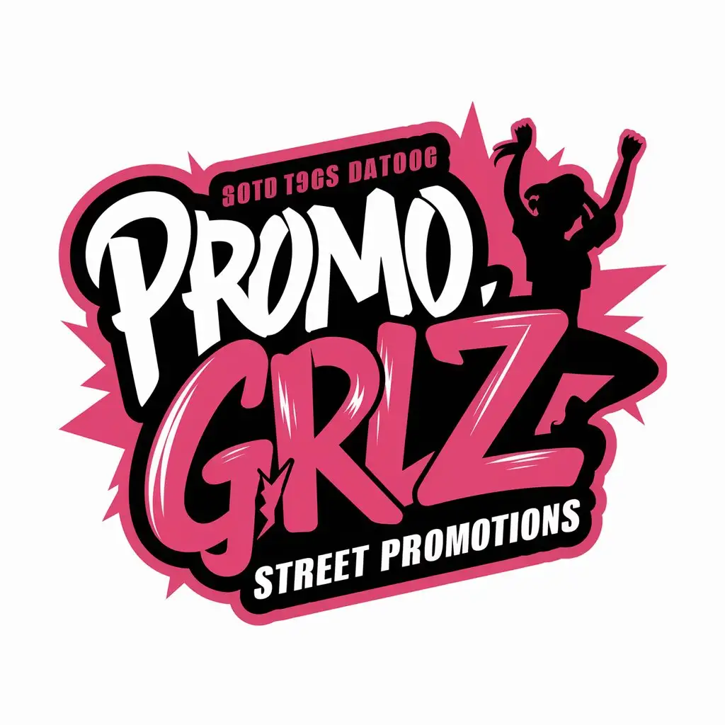 a logo for ProMo Grlz - Street promotions 