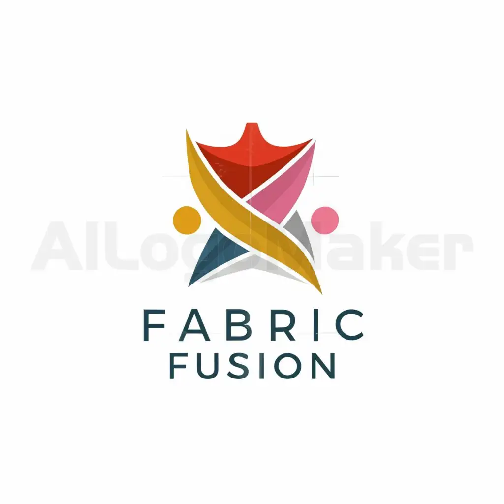 a logo design,with the text "fabric fusion", main symbol:clothing,Moderate,clear background