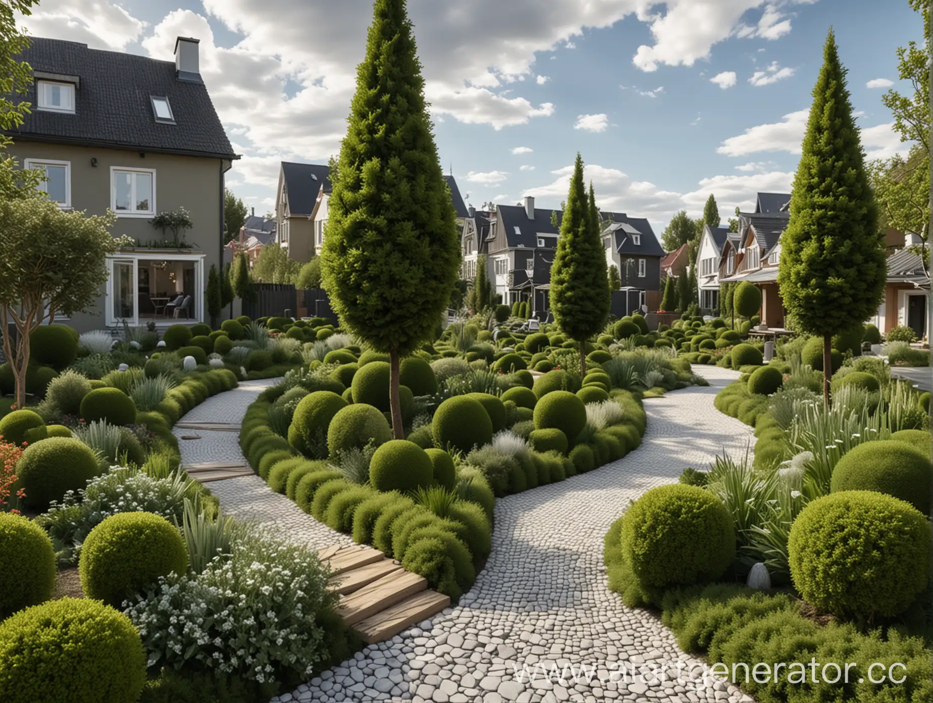 Futuristic-Scandinavian-Geoplastic-Garden-Urbaninspired-Vertical-Landscaping