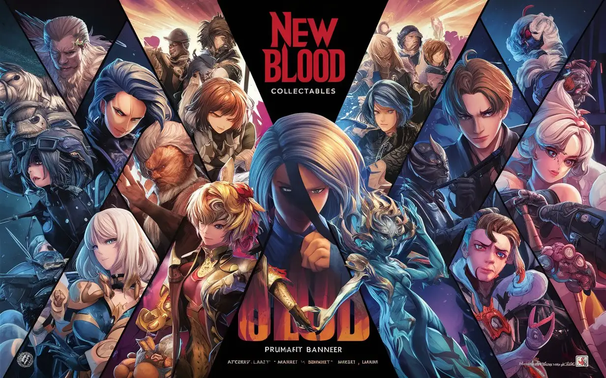 Vibrant-New-Blood-Collectables-Manga-Banner-with-Breathtaking-UHD-Visuals
