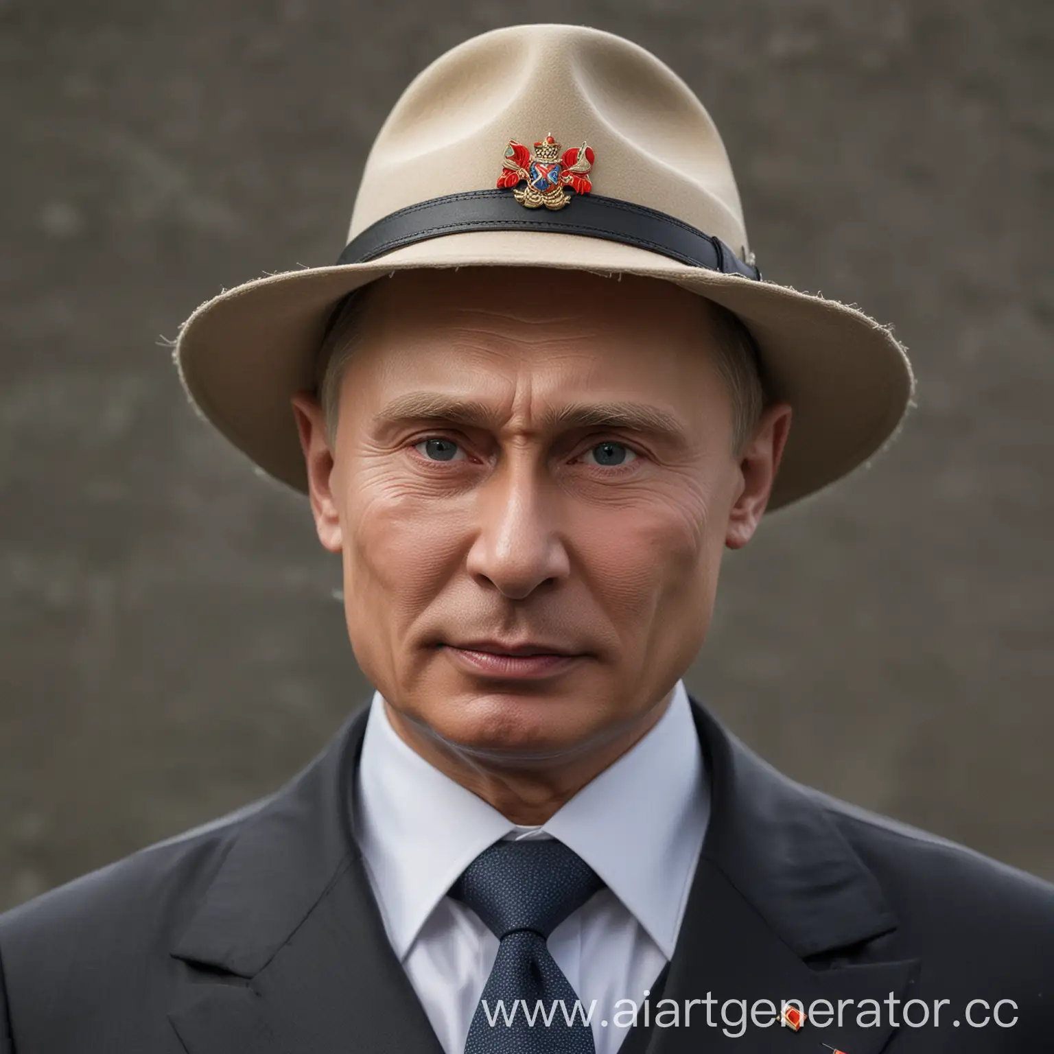 Vladimir-Putin-Wearing-Traditional-Russian-Hat