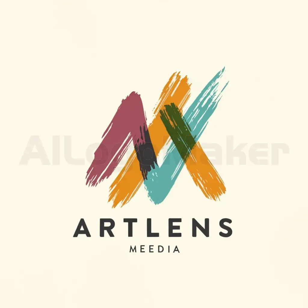 LOGO-Design-For-Artlens-Media-Elegant-ALM-Symbol-in-Art-Industry