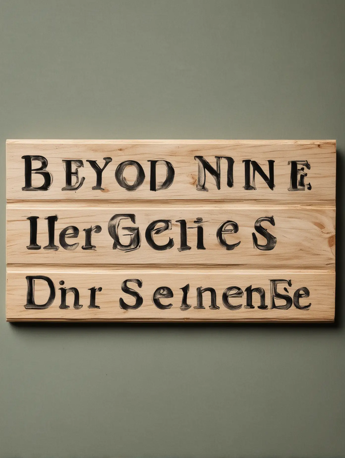 SansSerif-Sign-Beyond-Your-Five-Senses