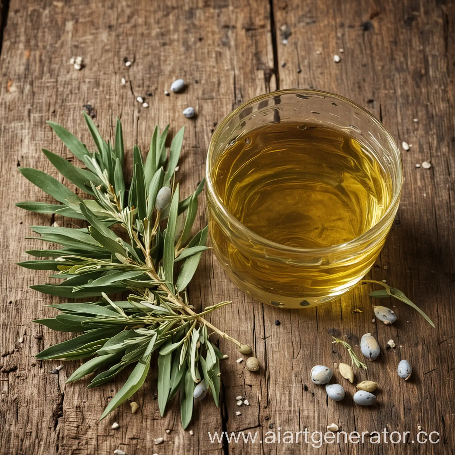 Olive-Oil-Bottles-Resting-on-a-Platter