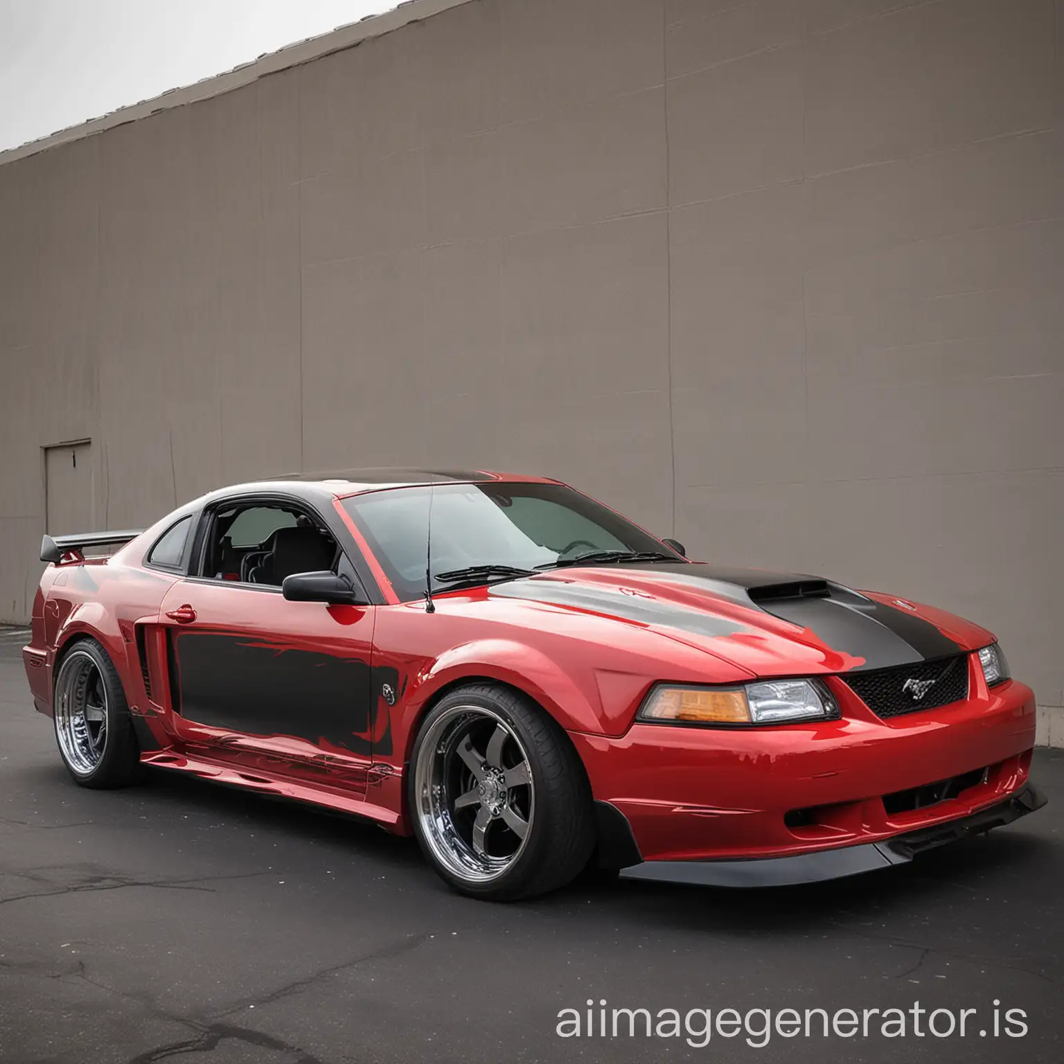 Custom-Hot-Rod-Transformation-of-2002-Ford-Mustang-V6