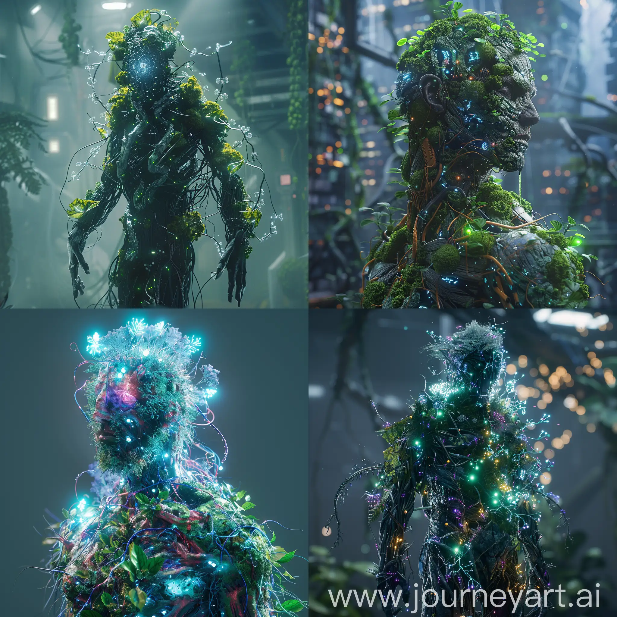 Futuristic-Caveman-with-Bioluminescent-Moss-Core-and-Echolocation-Emitters