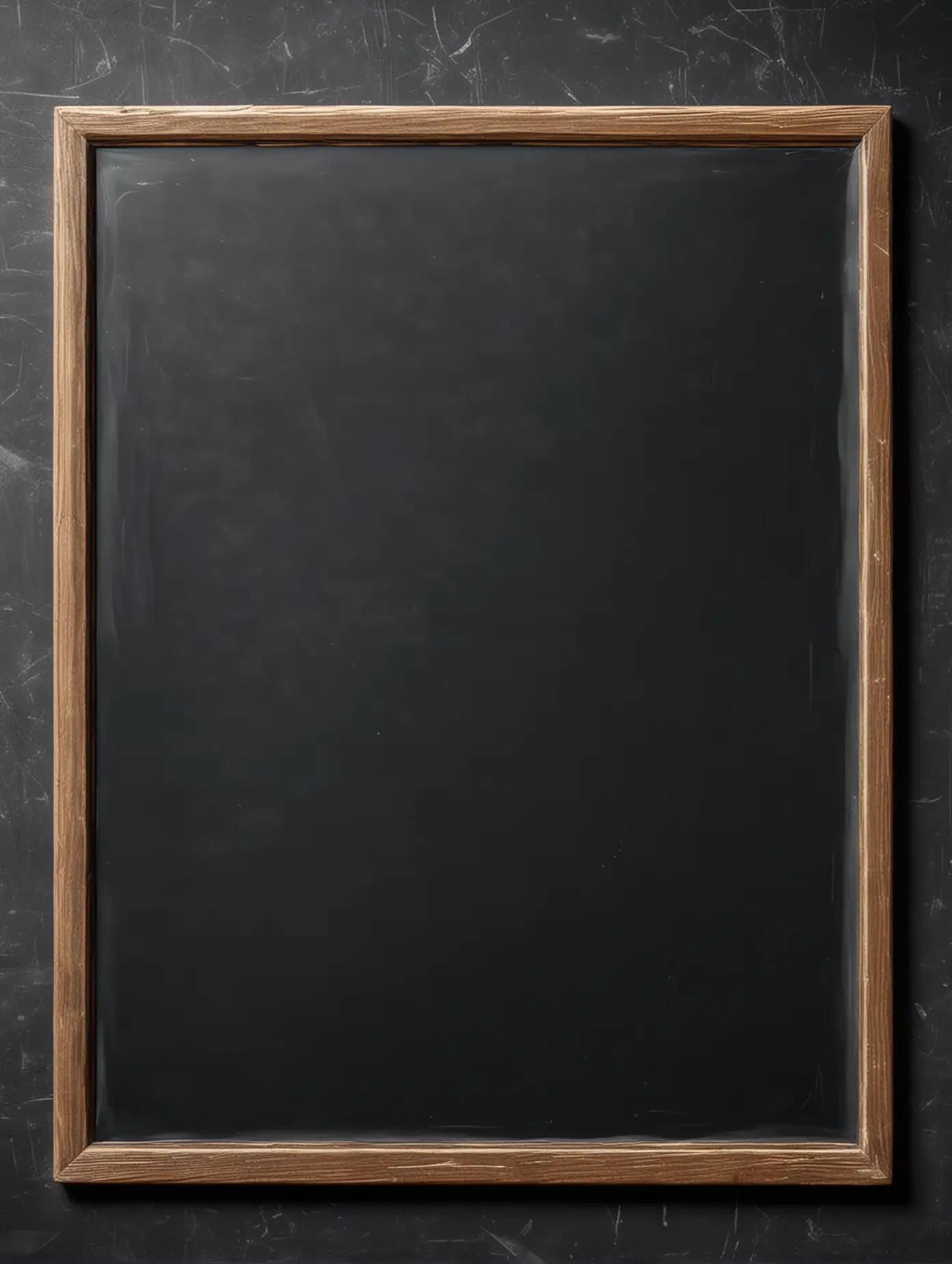 Chalkboard with Blank Space for Drawing or Writing