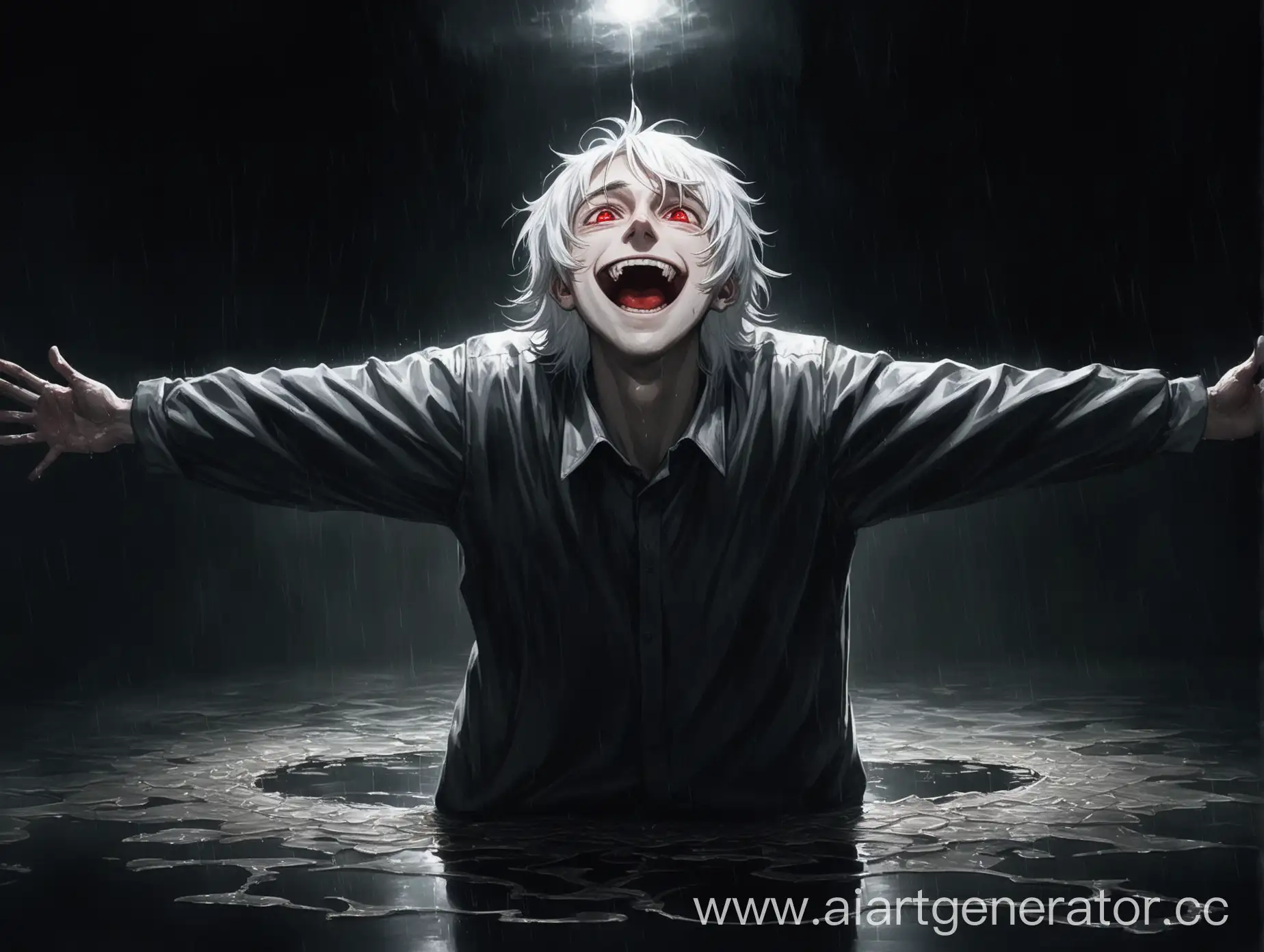 Eccentric-Man-with-Gleaming-Red-Eyes-Laughing-in-Dark-Atmosphere