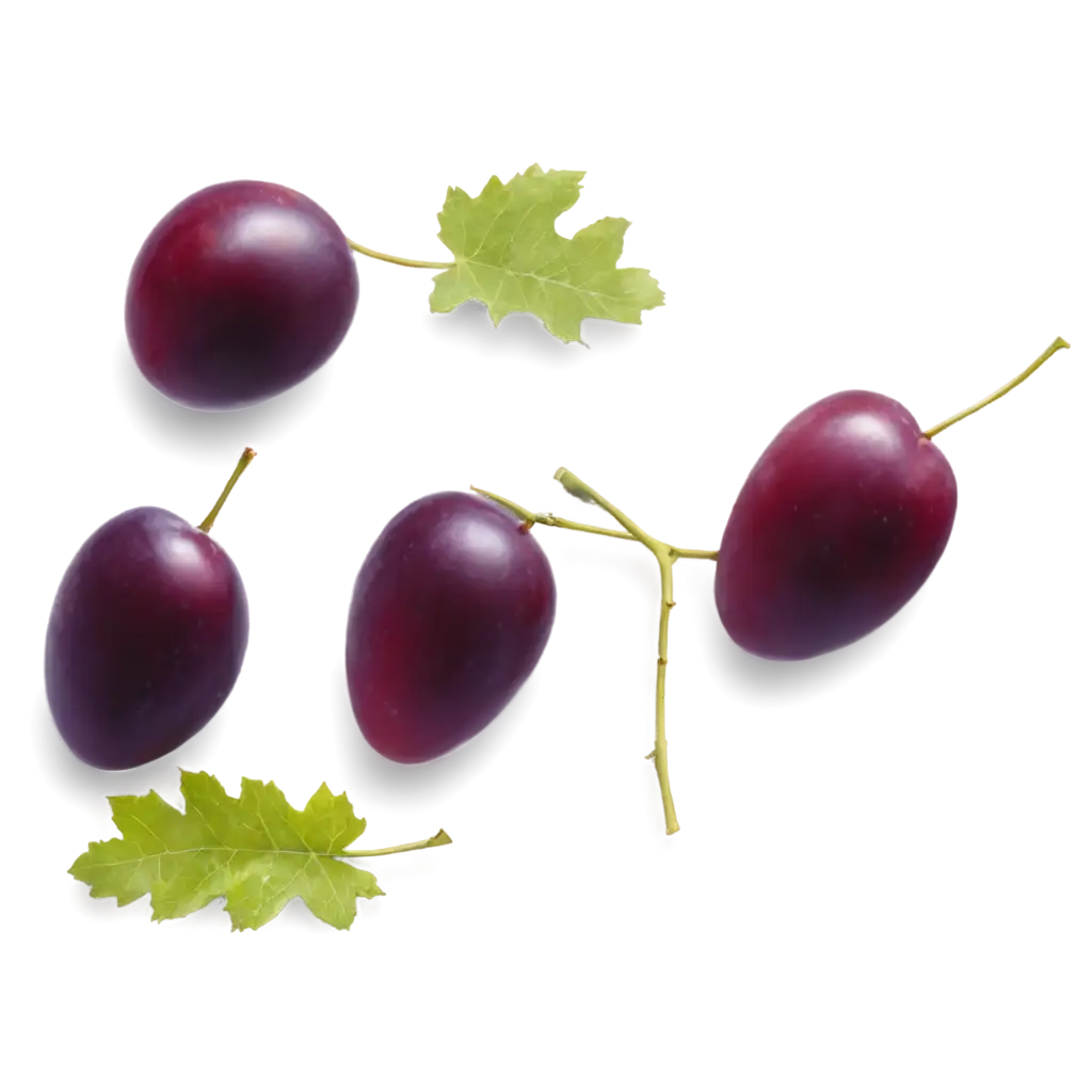 Grape fruits isolated