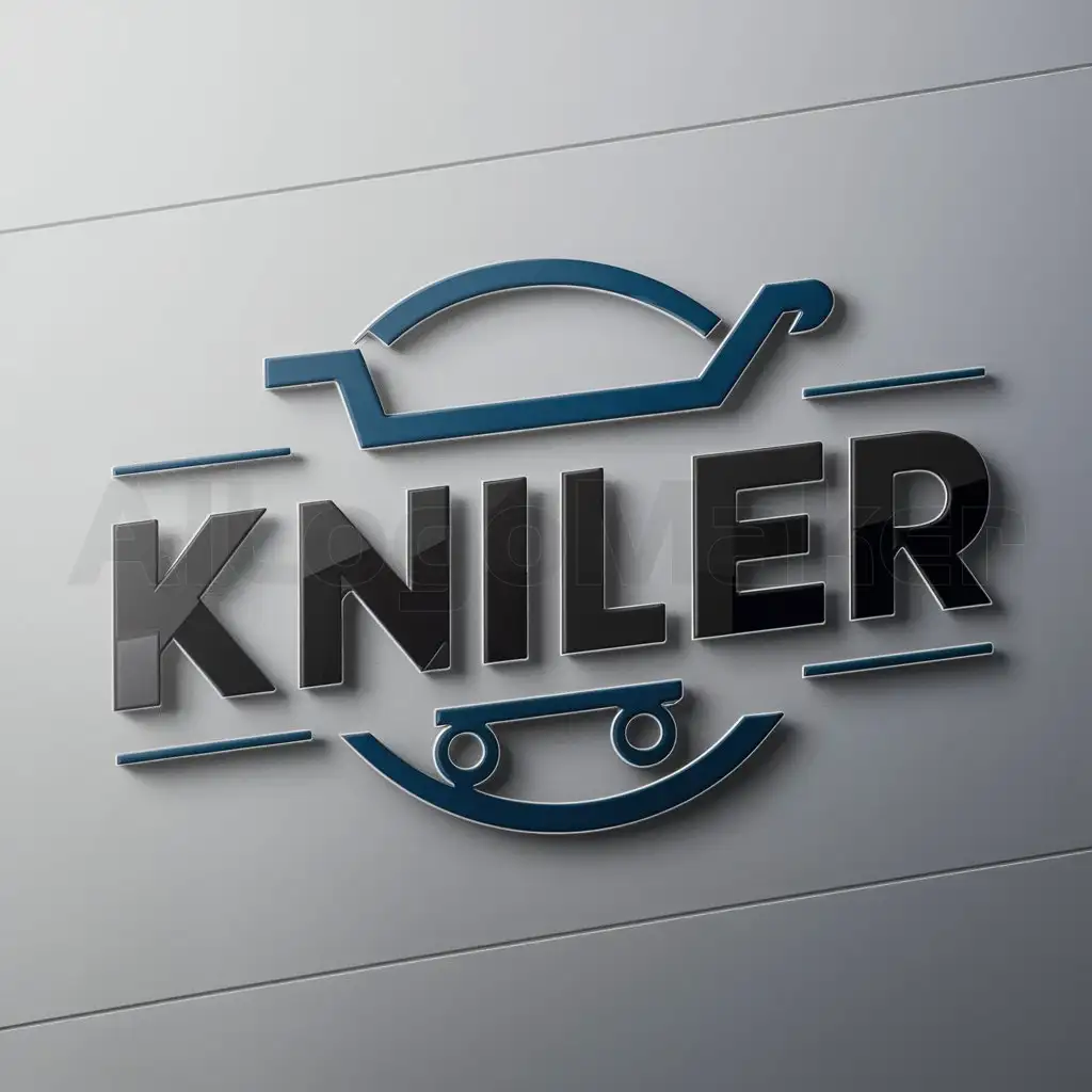 a logo design,with the text 'kniler', main symbol:ecommerce, Moderate, clear background