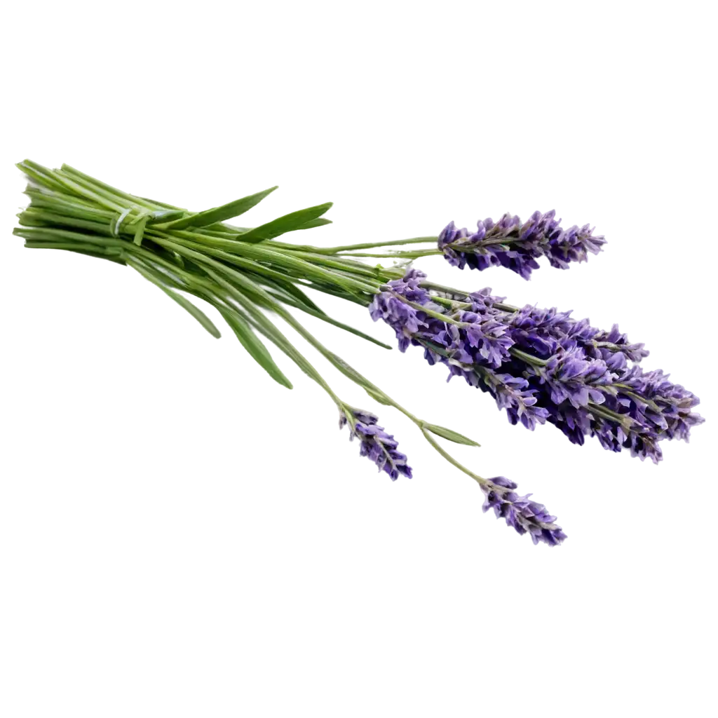 Exquisite-PNG-Bouquet-of-Lavender-Enhance-Your-Design-with-Stunning-Floral-Art