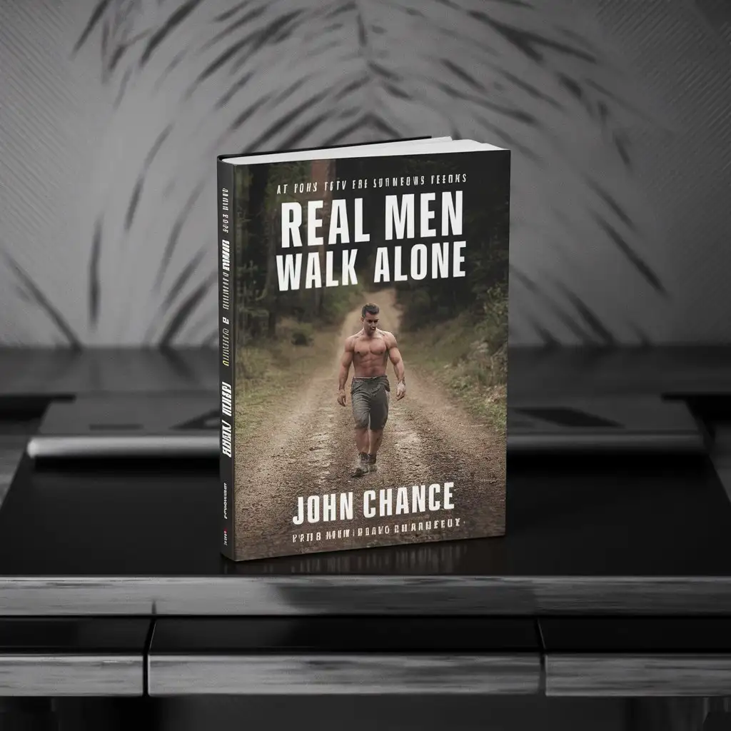 Book on Desk Real Men Walk Alone Smart Thinking by John Chance