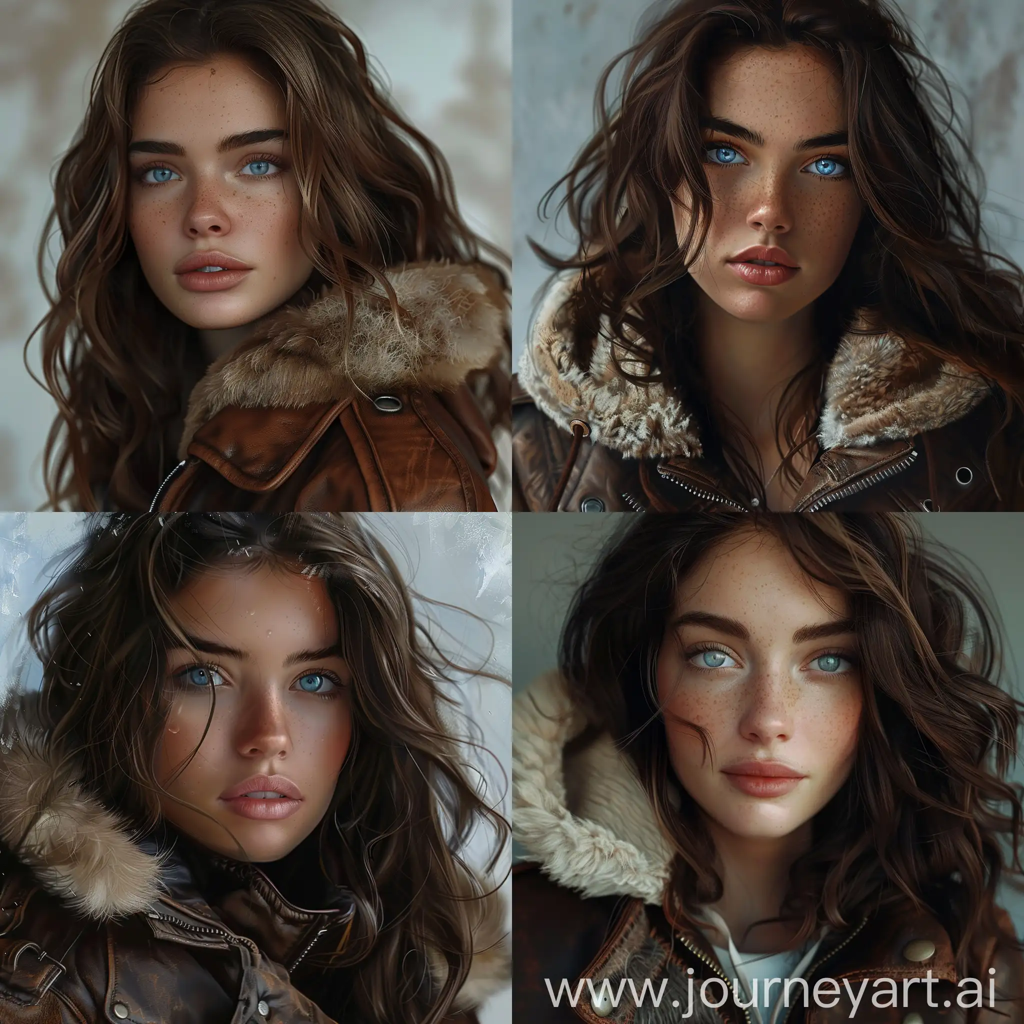 Young-Girl-with-Wavy-Brown-Hair-in-Stylish-Leather-Jacket-and-Fur-Hoodie