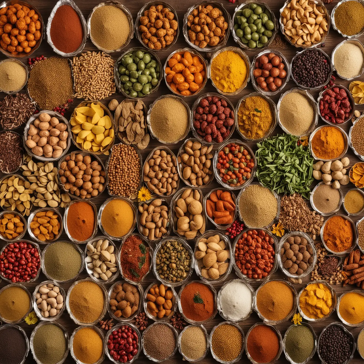Indian Grocery Ingredients Spotlight Vibrant Spices and Fresh Produce