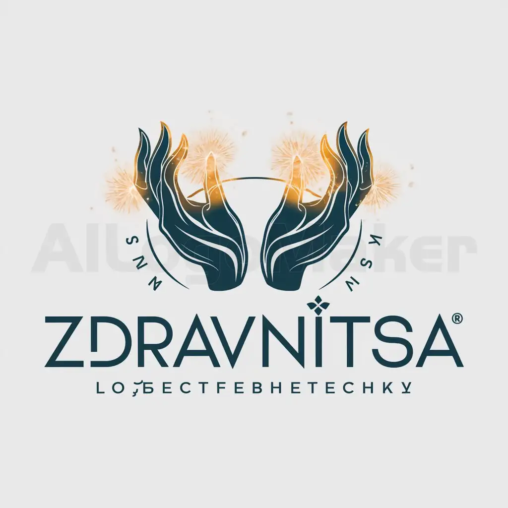 LOGO-Design-For-Zdravnitsa-Magical-Hands-on-a-Clean-Background