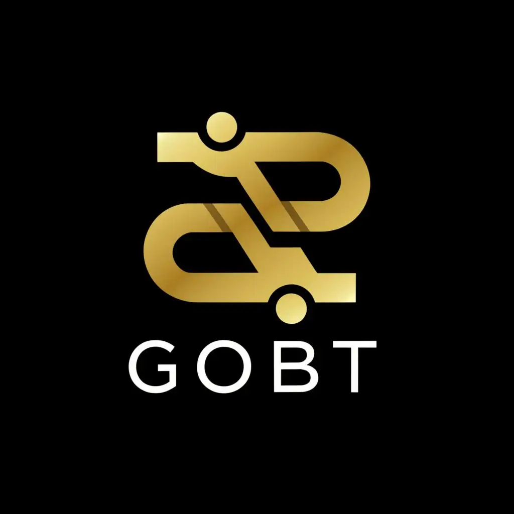 a logo design,with the text "GOBT", main symbol:To visually represent GOBT's innovative approach to gold ownership, consider logo symbols that merge traditional and digital elements. A stylized gold bar intertwined with a circuit board or a digital keyhole within a padlock could effectively convey the secure and accessible nature of fractional gold ownership on the platform. Alternatively, a bar chart divided into segments or a geometric representation of a gold ingot could symbolize the concept of fractionalized gold ownership. Ultimately, the best symbol will depend on the target audience and the overall brand identity you wish to establish.,complex,be used in Finance industry,clear background