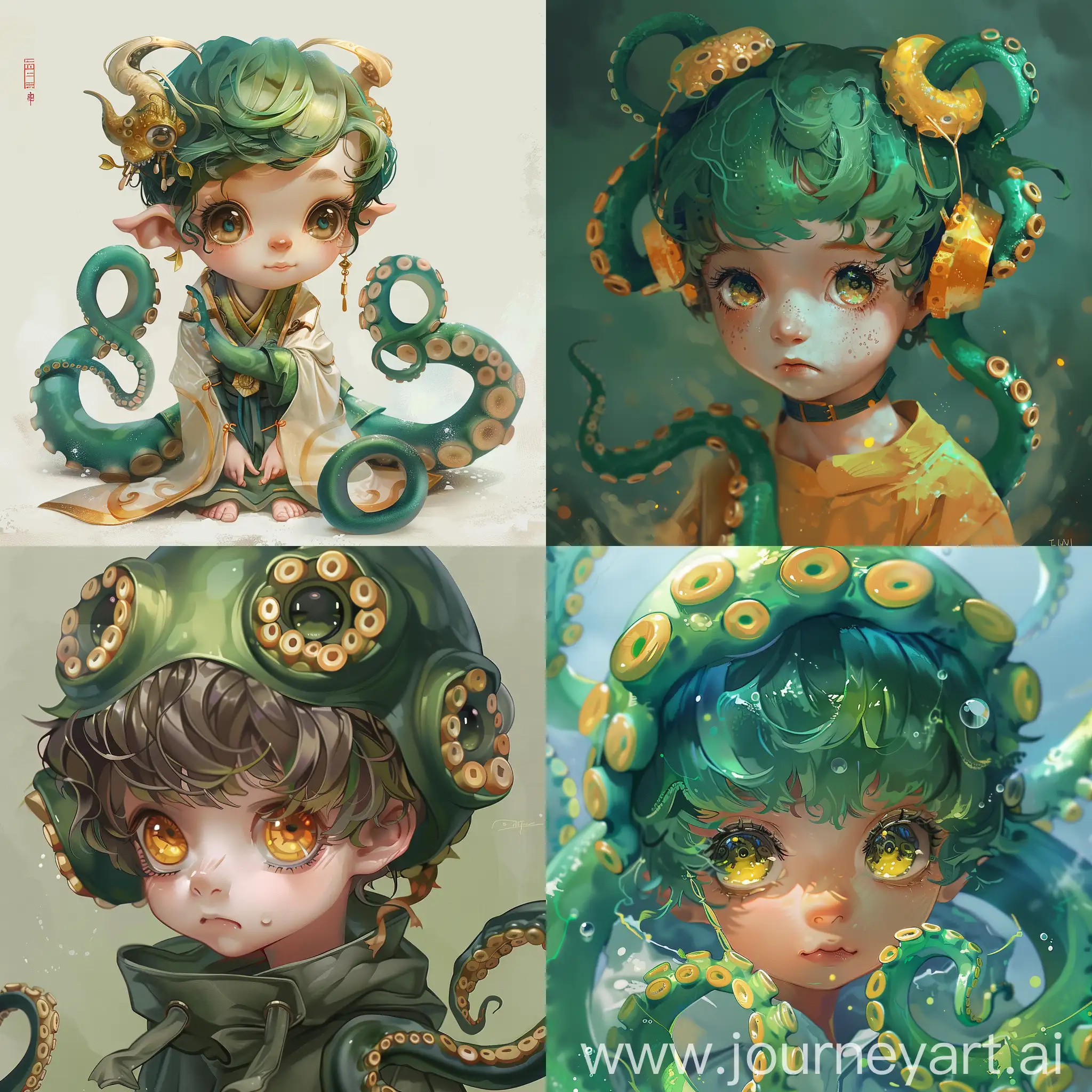 Adorable-Boy-with-Octopus-Eyes-and-Twin-Tails-in-Kultur-Style