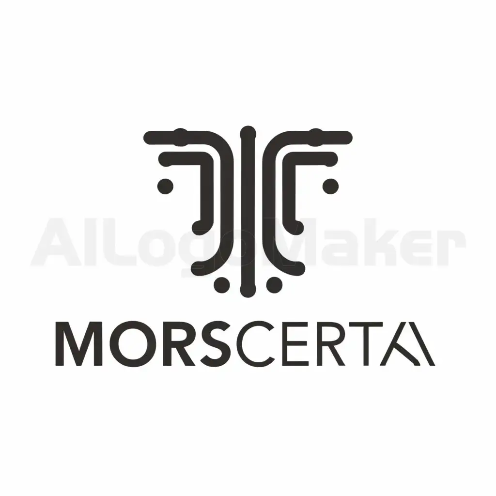 a logo design,with the text "Morscerta", main symbol:Blog 294*144,Moderate,be used in Technology industry,clear background