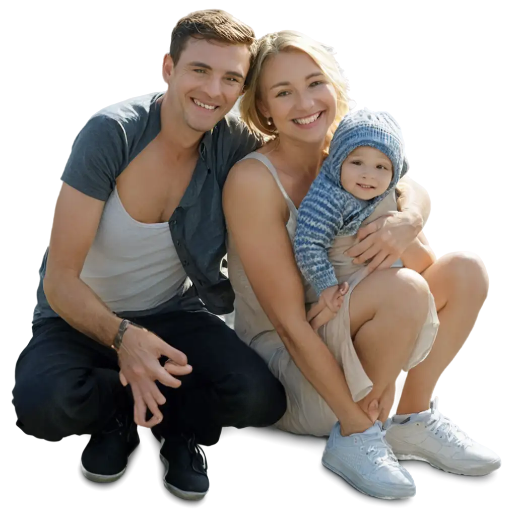 Beautiful-PNG-Image-of-a-Caucasian-Couple-with-Child-Capturing-Timeless-Moments-in-High-Quality