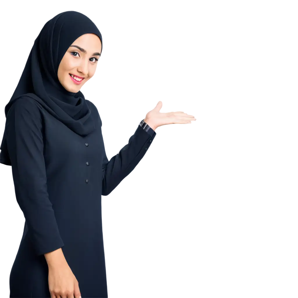 a office girl with hijab
