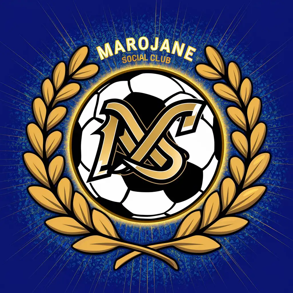 Soccer team logo name of the team is Marojane social club