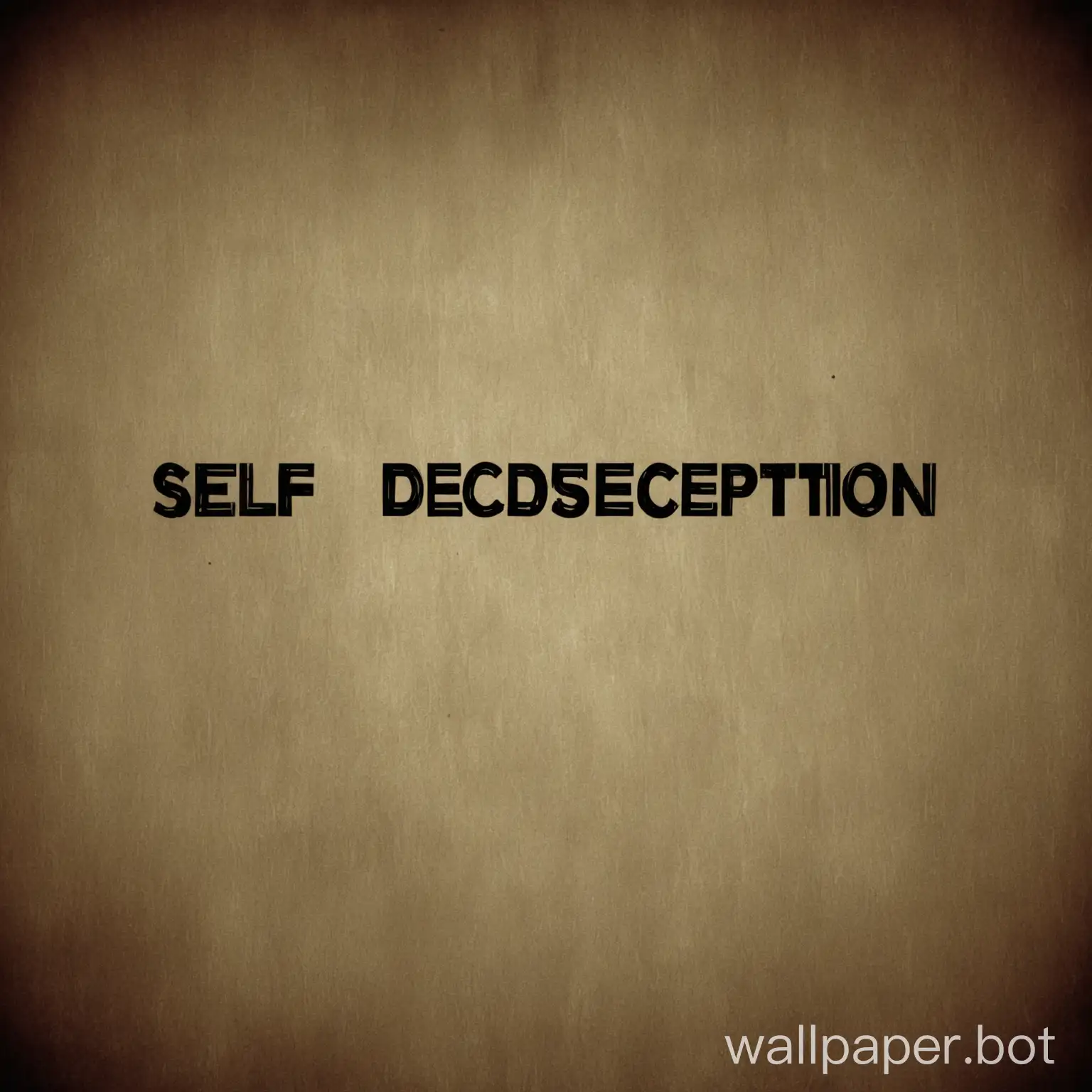self-deception