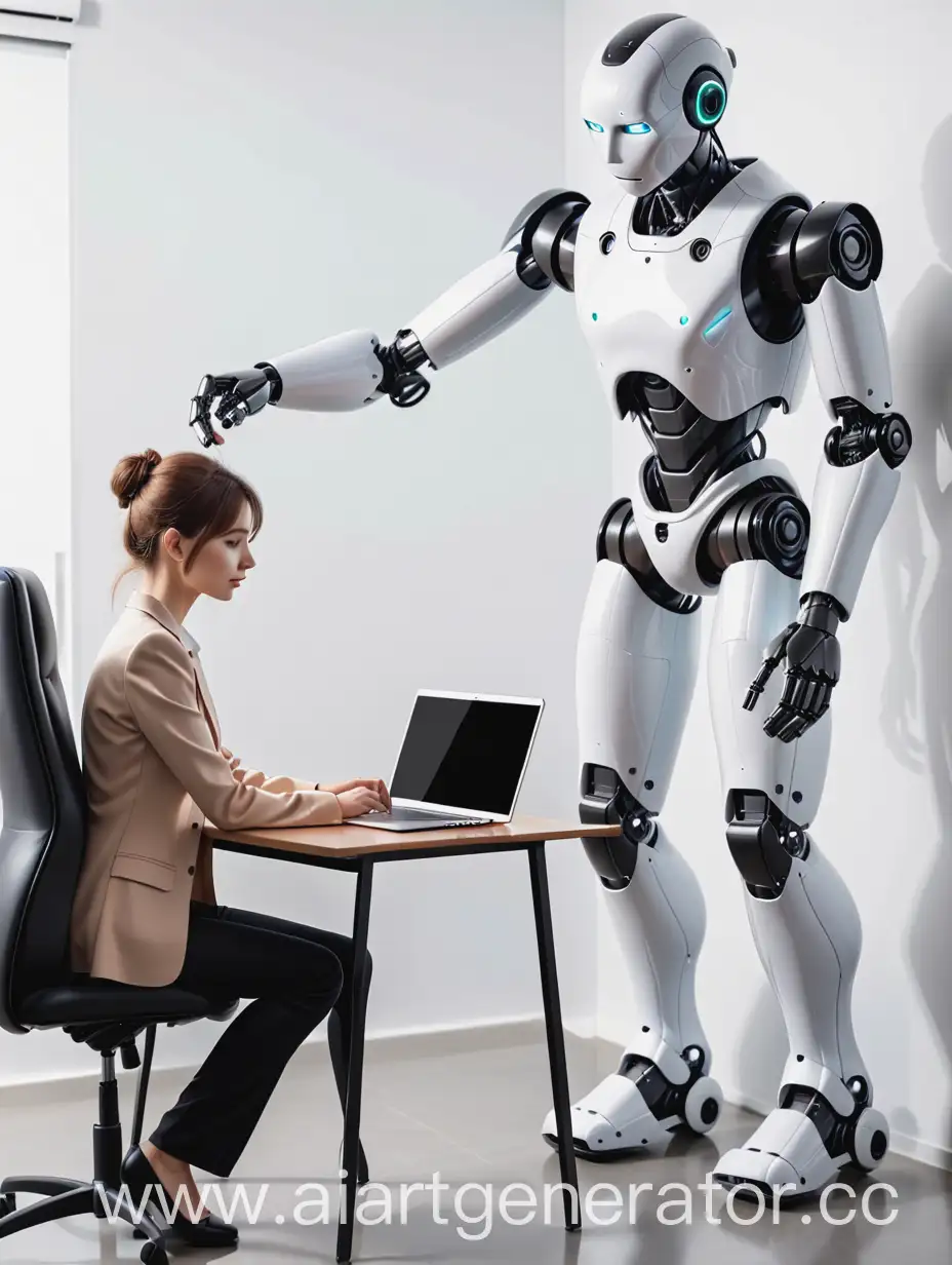 Робот заменяает человека в трудной для человека работы