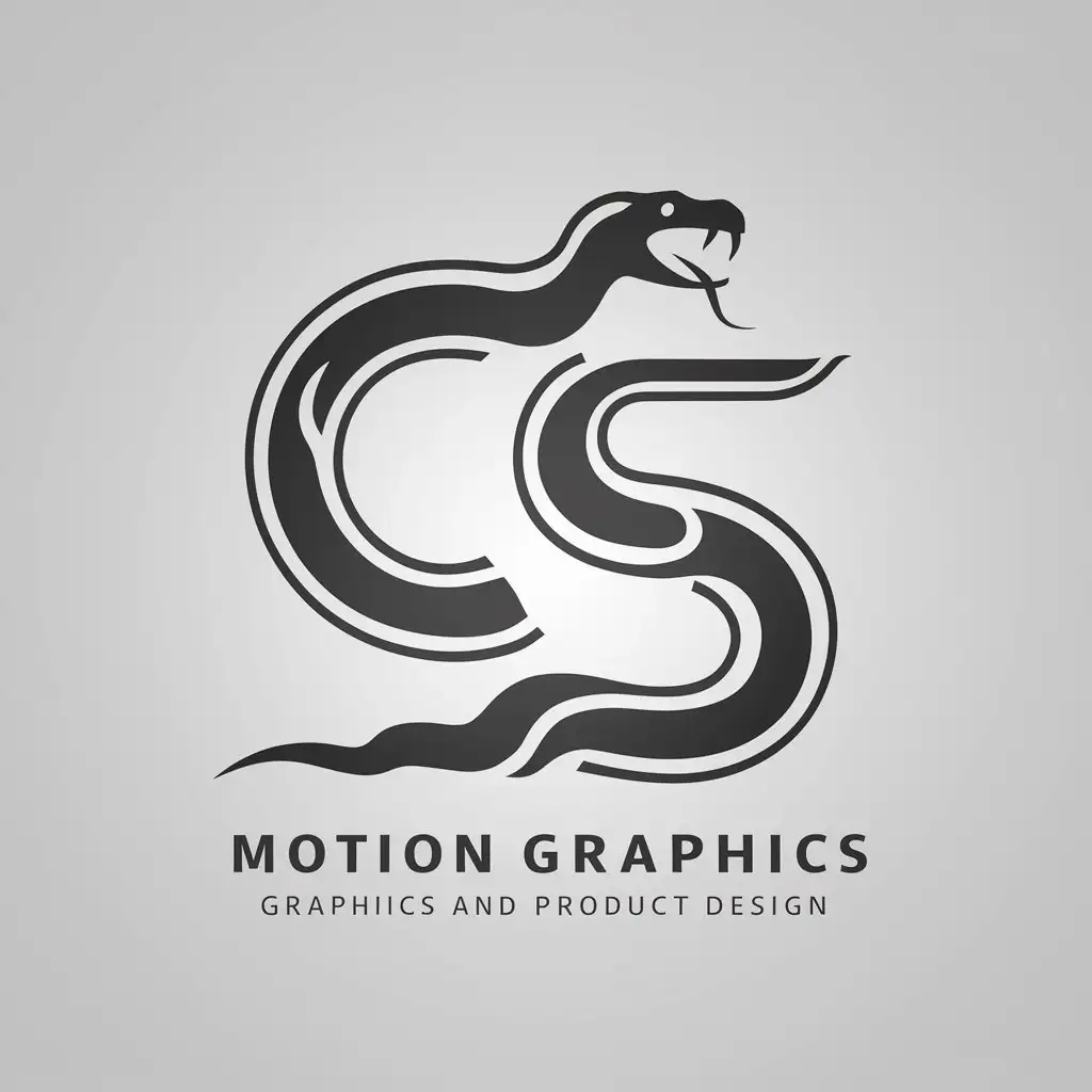 a logo design,with the text "Design a dynamic and innovative logo that integrates the letters 'C' and 'S' and reflects the energy and creativity inherent in the fields of motion graphics and product design.", main symbol:The logo should be versatile enough to be used across a portfolio,Minimalistic,clear background