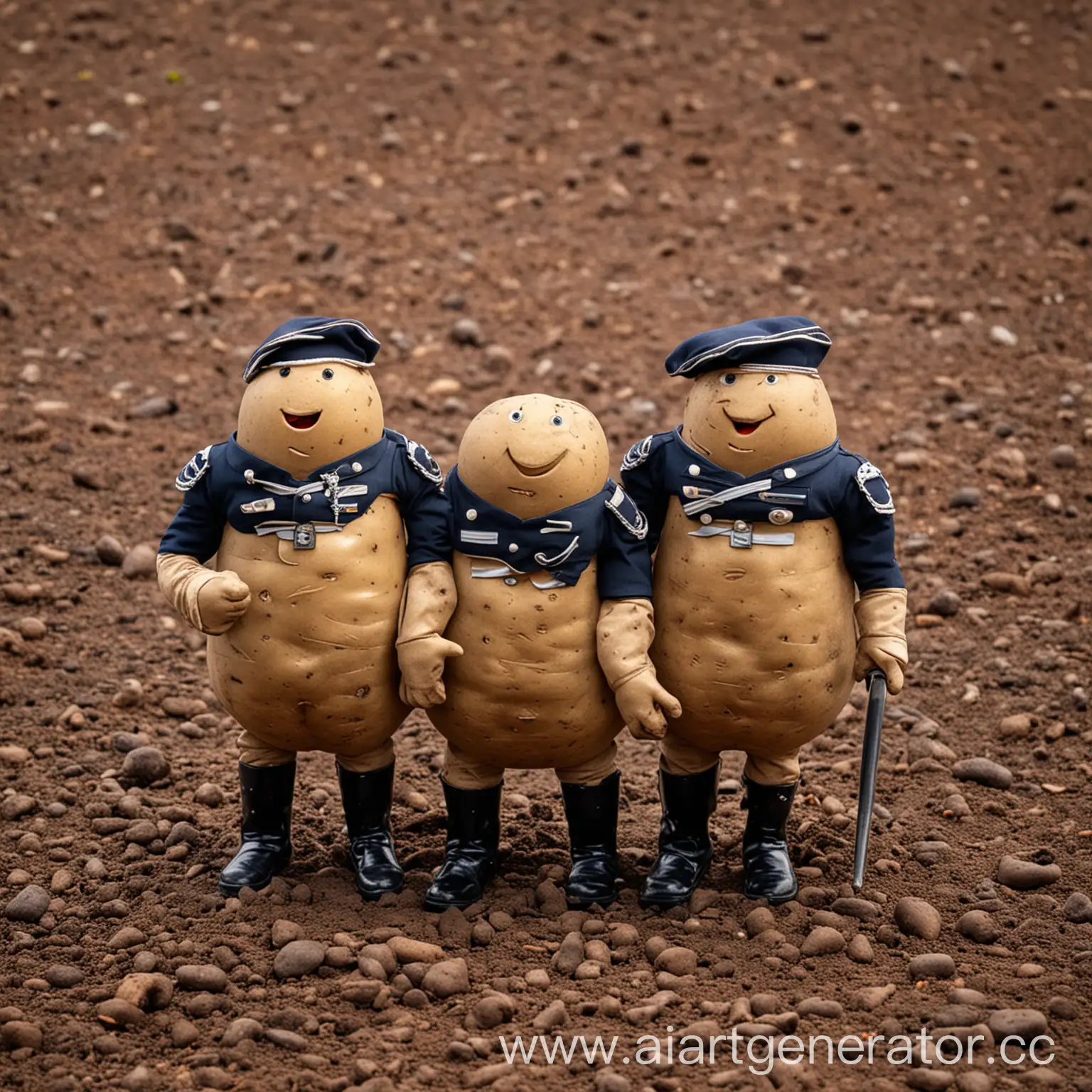 Uniformed-Potatoes-in-Formation