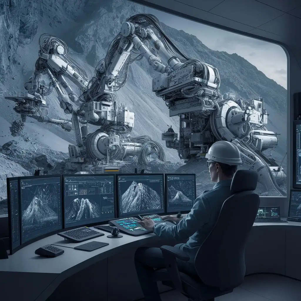 Automated-Mining-Systems-Engineer-in-Futuristic-Environment