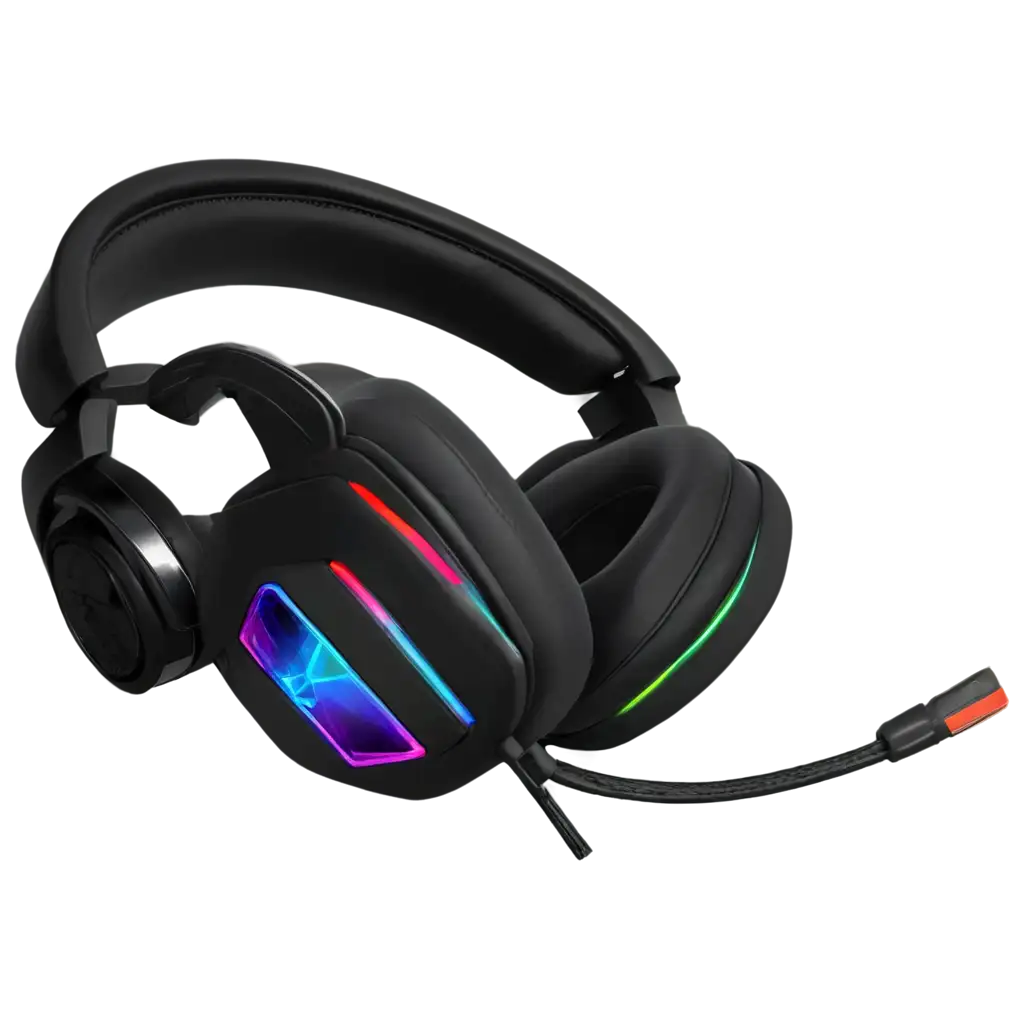 Exquisite-Gaming-Headphone-RGB-PNG-Elevate-Your-Gaming-Setup-with-Vibrant-Clarity