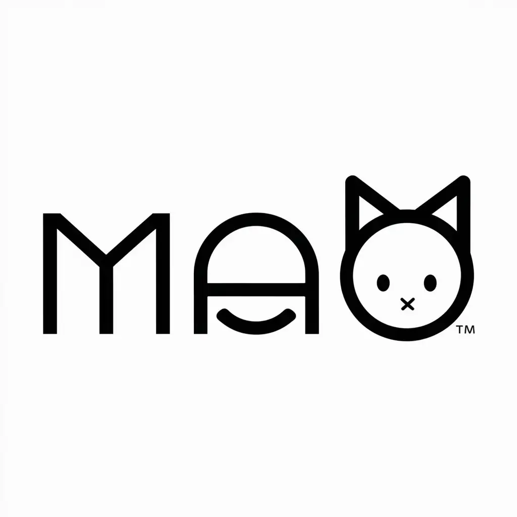 LOGO-Design-For-MAO-Minimalistic-Cat-Symbol-on-Clear-Background