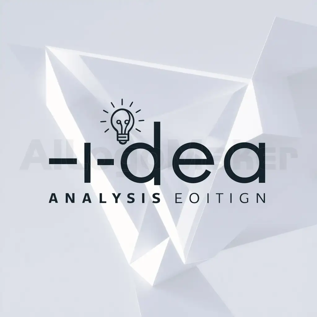 a logo design, main symbol:analysis equation light bulb,Minimalistic,clear background