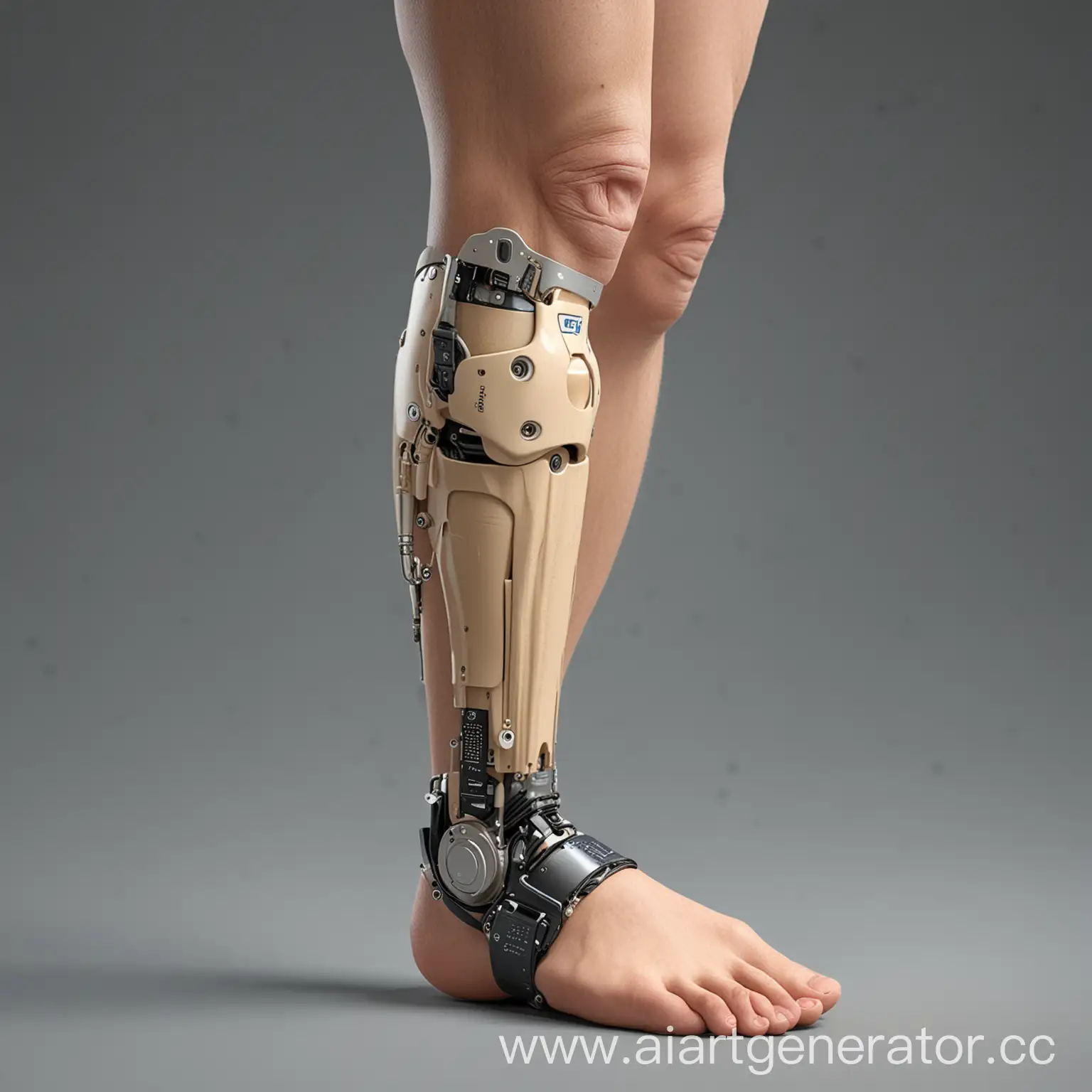 Realistic-Prosthetic-Leg-with-Health-Monitoring-Sensors