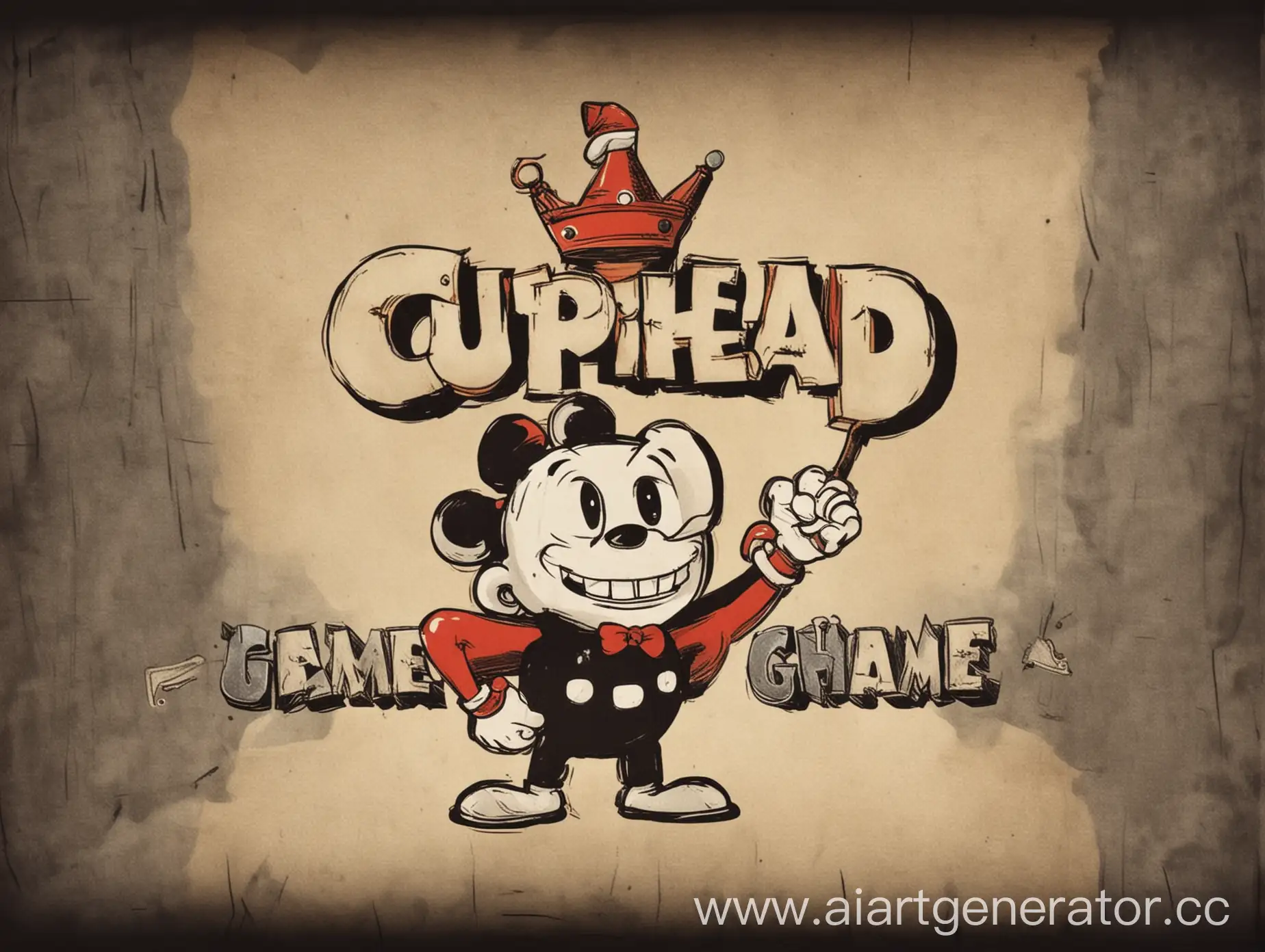 заставка для ютуб про игру CupHead