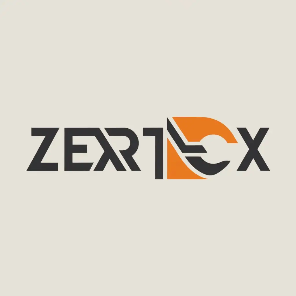 a logo design,with the text "ZERTEX", main symbol:ZERTEX,Moderate,clear background