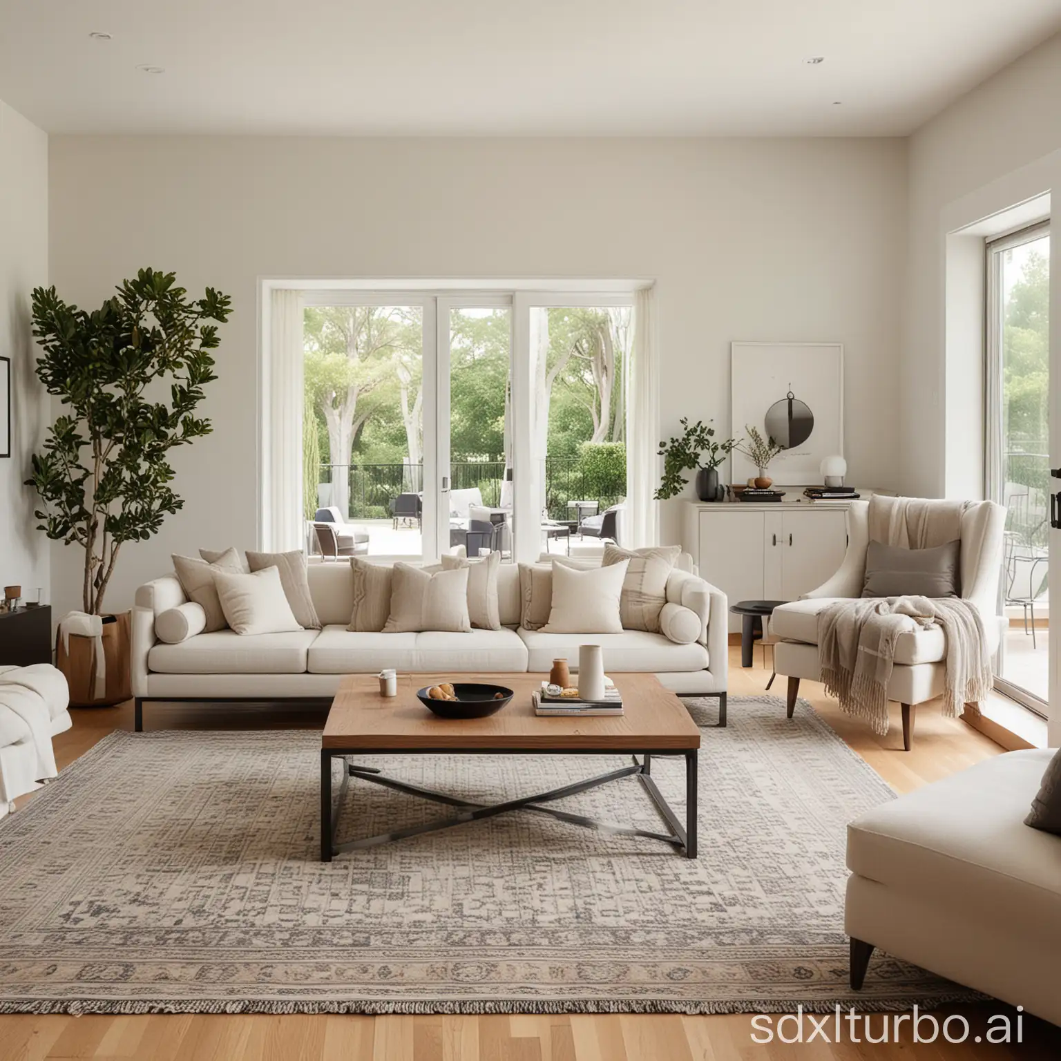 Modern-Living-Room-with-Comfortable-Couch-and-Armchairs-Sleek-and-Neutral-Design