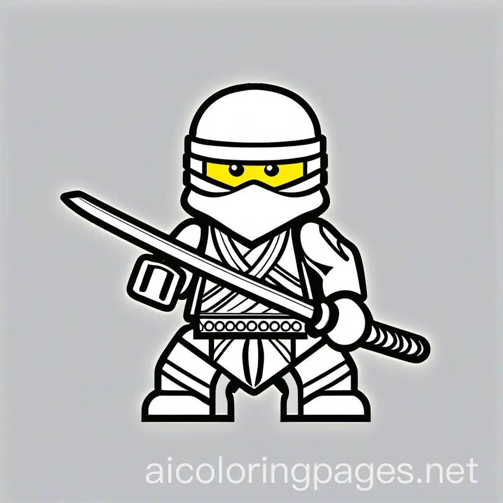 ninjago lloyd, Coloring Page, black and white, line art, white background, Simplicity, Ample White Space. The background of the coloring page is plain white to make it easy for young children to color within the lines. The outlines of all the subjects are easy to distinguish, making it simple for kids to color without too much difficulty