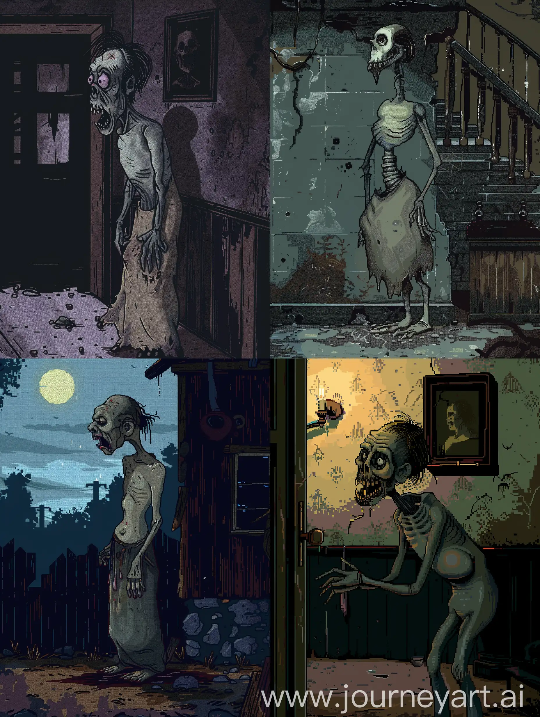 Pixel-Art-Horror-Scene-Sinister-Figure-in-Dim-Light